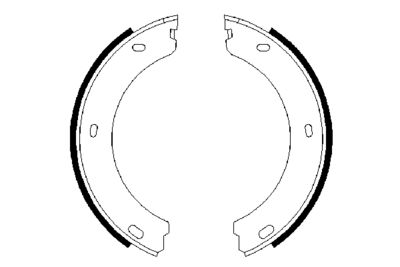 Bremžu loku kompl., Stāvbremze BOSCH 0 986 487 649