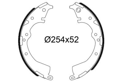 Комплект тормозных колодок VALEO 564253