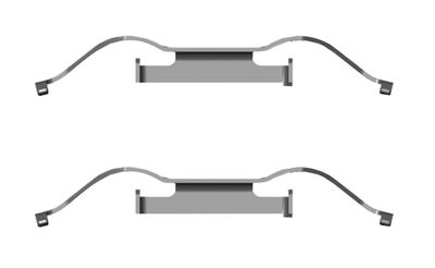 Комплектующие, колодки дискового тормоза BOSCH 1 987 474 687