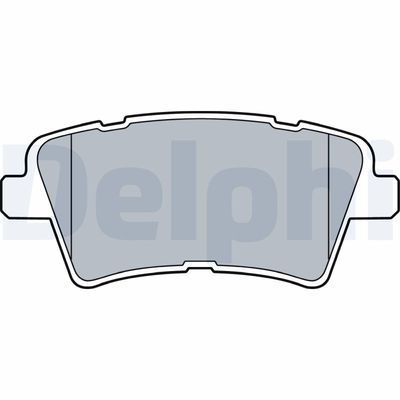 Bremžu uzliku kompl., Disku bremzes DELPHI LP3537