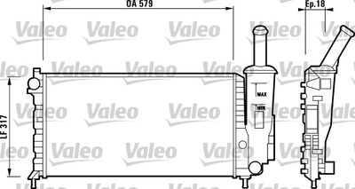 Radiators, Motora dzesēšanas sistēma VALEO 732851