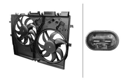 Вентилятор, охлаждение двигателя HELLA 8EW 366 420-171