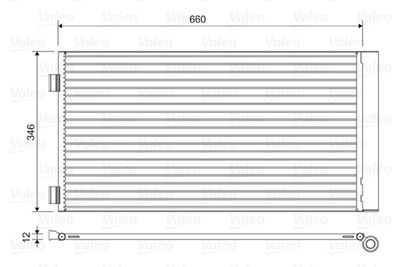 Kondensators, Gaisa kond. sistēma VALEO 814408
