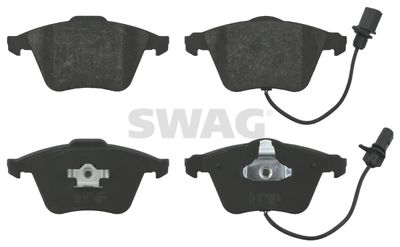 Комплект тормозных колодок, дисковый тормоз SWAG 30 91 6584