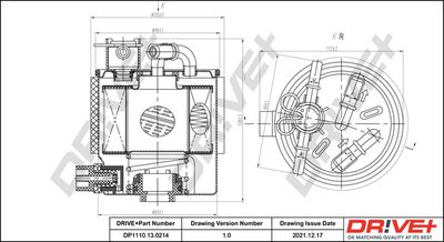 Degvielas filtrs Dr!ve+ DP1110.13.0214