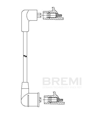 Augstsprieguma vads BREMI 705/16