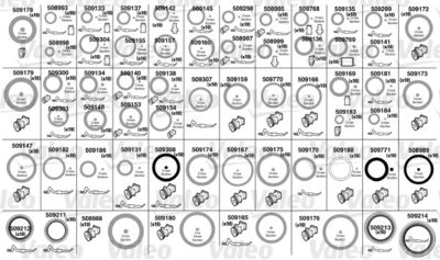 Ремкомплект уплотнительного кольца VALEO 509725