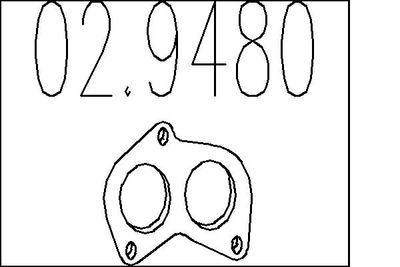 Blīve, Izplūdes caurule MTS 02.9480