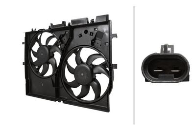 Вентилятор, охлаждение двигателя HELLA 8EW 366 420-491