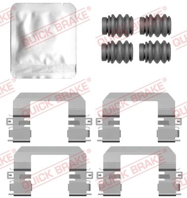 QUICK BRAKE 1090176 Piederumu komplekts, Disku