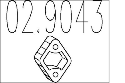 Буфер, глушитель MTS 02.9043