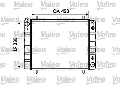 Radiators, Motora dzesēšanas sistēma VALEO 731406