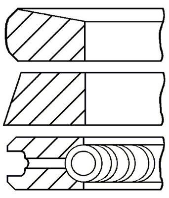 Комплект поршневых колец FAI AutoParts PR20-000