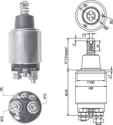 Ievilcējrelejs, Starteris MAGNETI MARELLI 940113050256
