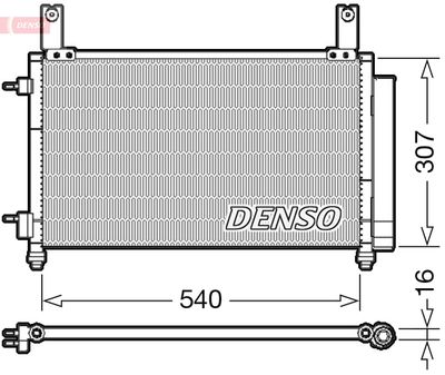 Конденсатор, кондиционер DENSO DCN15004