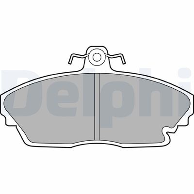 Bremžu uzliku kompl., Disku bremzes DELPHI LP1210