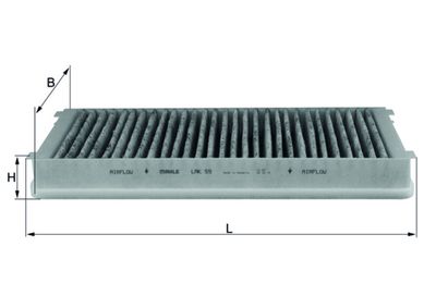 Фильтр, воздух во внутренном пространстве MAHLE LAK 59