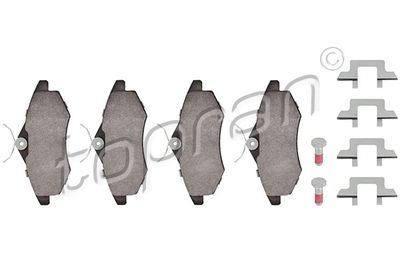 Bremžu uzliku kompl., Disku bremzes TOPRAN 722 606