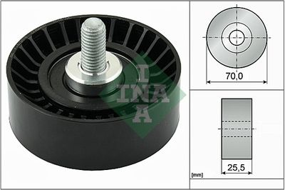 Паразитный / ведущий ролик, поликлиновой ремень Schaeffler INA 532 0545 10