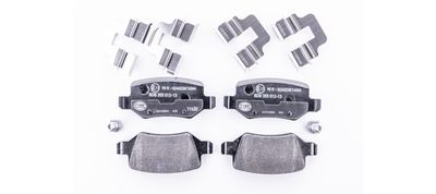Комплект тормозных колодок, дисковый тормоз HELLA 8DB 355 012-131