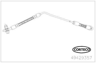 Bremžu šļūtene CORTECO 49429357