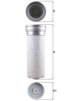 Фильтр добавочного воздуха KNECHT LXS 361