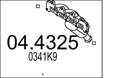 Катализатор MTS 04.4325