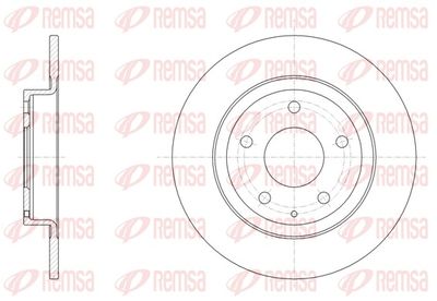 Тормозной диск REMSA 61519.00