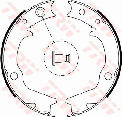 Bremžu loku kompl., Stāvbremze TRW GS8479