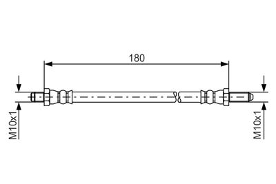 Тормозной шланг BOSCH 1 987 476 022