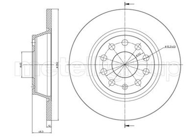 Тормозной диск METELLI 23-0852C