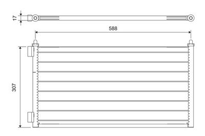 Конденсатор, кондиционер VALEO 818017