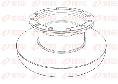 Тормозной диск REMSA NCA1196.10