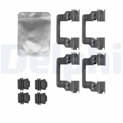 DELPHI LX0591 Piederumu komplekts, Disku bremžu