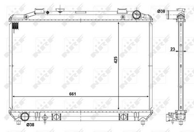 Radiators, Motora dzesēšanas sistēma NRF 56117