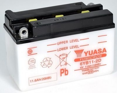 Startera akumulatoru baterija YUASA 6YB11-2D