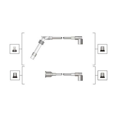 Augstsprieguma vadu komplekts MAGNETI MARELLI 941319170027