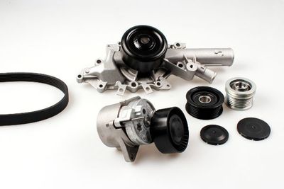 Ūdenssūknis + ķīļrievu siksnas komplekts HEPU PK01352