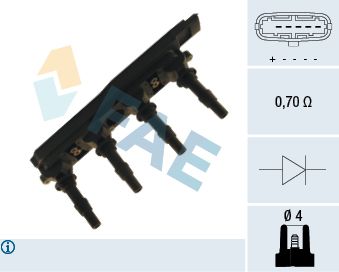 Aizdedzes spole FAE 80224
