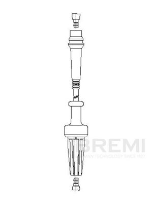 Augstsprieguma vads BREMI 650E75