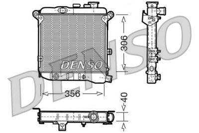 Radiators, Motora dzesēšanas sistēma DENSO DRM09003
