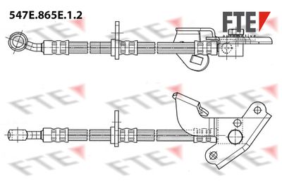 Bremžu šļūtene FTE 9240981