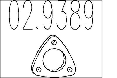 Blīve, Izplūdes caurule MTS 02.9389