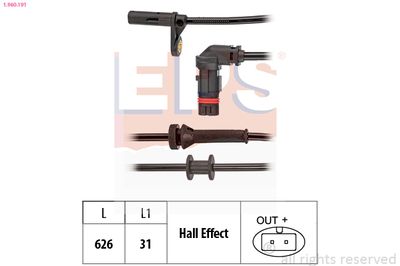 Devējs, Riteņu griešanās ātrums EPS 1.960.191