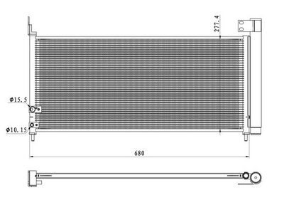 Kondensators, Gaisa kond. sistēma NRF 350423
