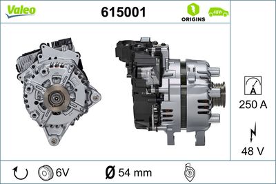 Starteris-ģenerators VALEO 615001