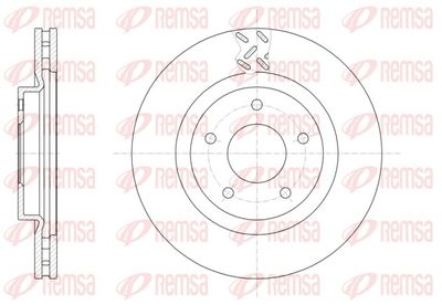 Тормозной диск REMSA 61553.10