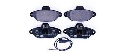 Комплект тормозных колодок, дисковый тормоз HELLA 8DB 355 019-151