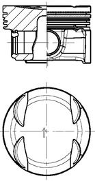 Поршень KOLBENSCHMIDT 42138620
