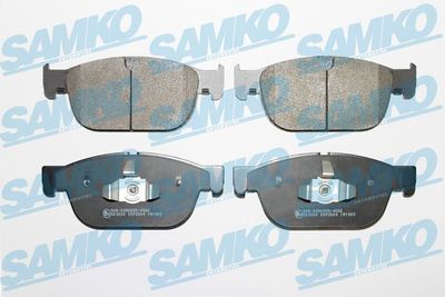 Комплект тормозных колодок, дисковый тормоз SAMKO 5SP2004